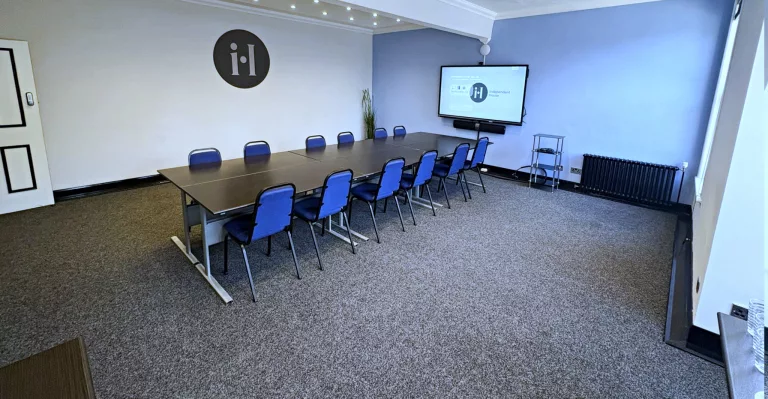 Indepenent House Cleveland Suite Large Boardroom space excellent location opposite Norwich Train Station for Hire